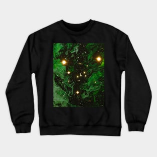 GREEN CLUSTER. Crewneck Sweatshirt